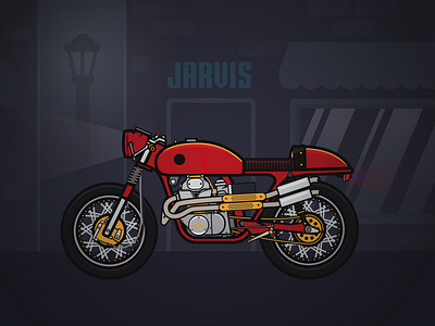 "JARVIS" 1973 Honda CL350 Café Racer