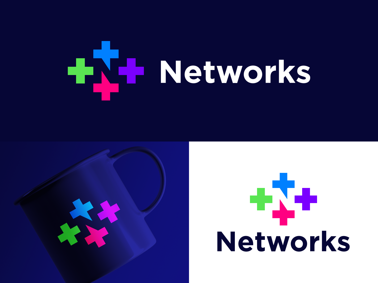 Networks - Logo Design Concept by Maksumić Anis on Dribbble