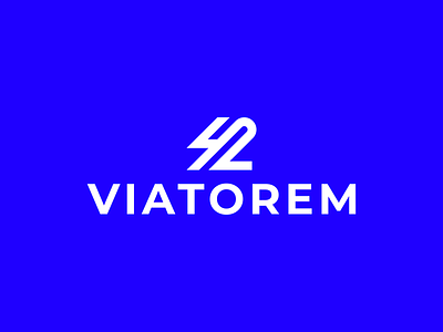 Viatorem42 brand identity branding design icon illustration logo logo design typography vector visual identity