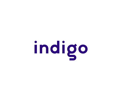 Indigo Logo g indigo letter logo typography