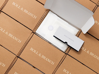 Boll & Branch branding design logo packaging