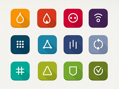 Flat icons for iOS7 button flat gui icon ios7 launch minimal pictogram symbol ui