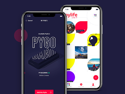 Pylife app design app dashboard design interface iphone iphonex kickstarter minimal social