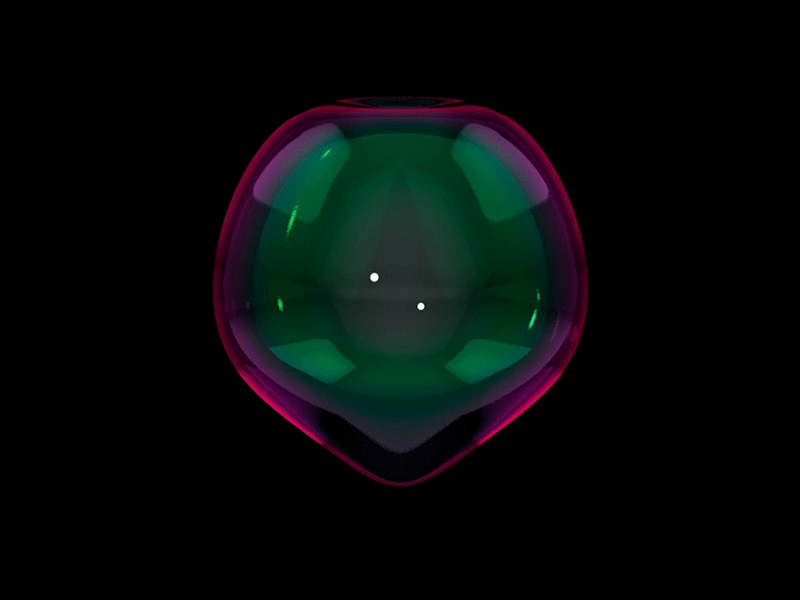 Sinus Jellyfish animation art artwork cinema4d cinema4dart color experiment gif loop motion render