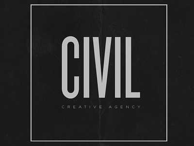 CIVIL Logo agency branding creative identity logo