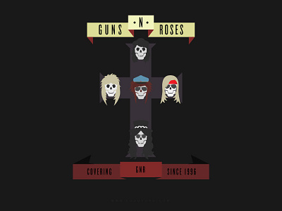 Appetite For Destruction haha illustration minimal rock skulls