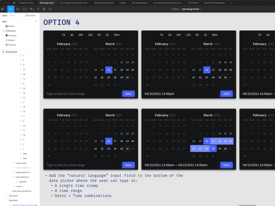 Date Picker UX Updates! calendar date date picker figma input interaction language natural panel picker text time time picker