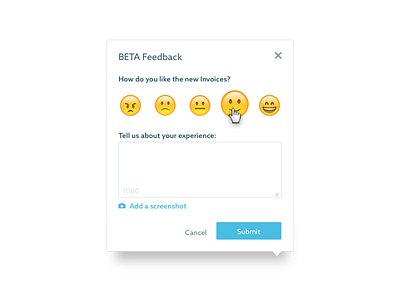 Beta Feedback Widget