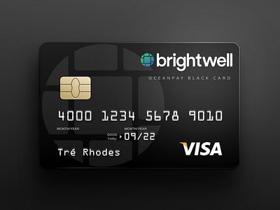 Black Card Template af black card classy design financial fintech technology template visa