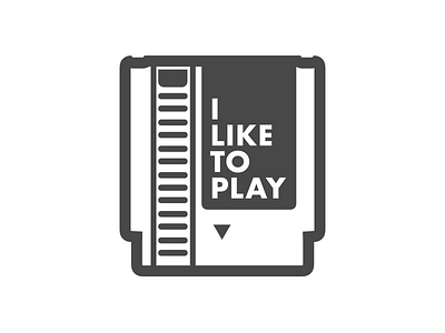 I Like To Play - Logo blog games gradient icon identity illustration logo nes nintendo retro sketch video