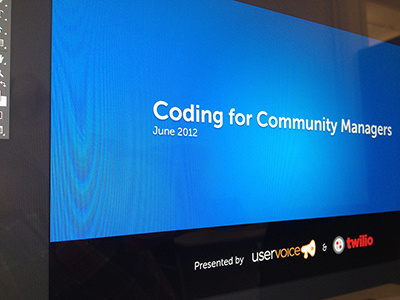 Coding for Community Managers