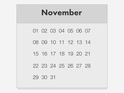 Calendar Thing