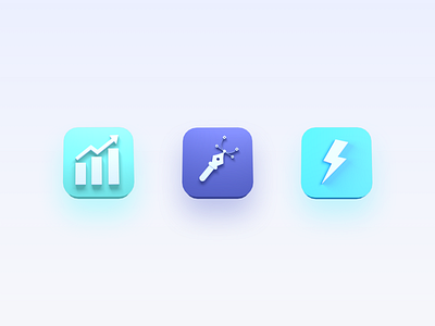 3D Icons 3d animation clean design icon illustration illustrator ui ux web website