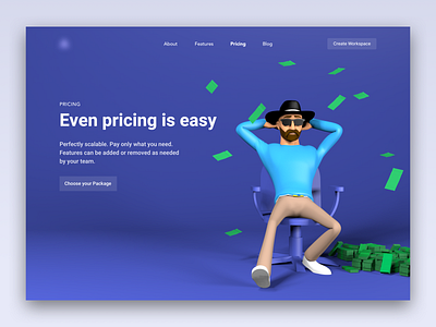 Pricing Page - 3D Illustration