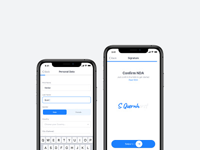 Mobile App - Sign Up