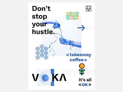 Voka - Brand Identity brand brand design brand identity branding branding design design design studio illustration logo