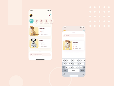 Adopting pets app in Australia app app design cat design design app dog love lovely pet ui ui design ux ux design