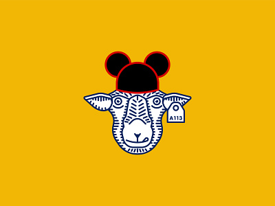 Disney Sheep animal branding disney film films flat logo logos marvel mcu minimal minimalist movie movies pixar sheep superheroes