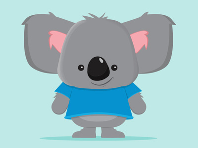 Koala logo design character mascot branding vector digitalillustration character design character koala illustration