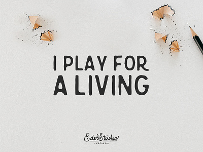 I play for a living adventure apparel camping design handlettering mountain t shirt typography vintage