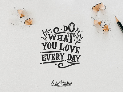 Do what you love every day adventure apparel camping design everyday handlettering illustration love love is love mountain t shirt typography ui vintage