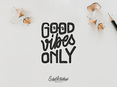 Good Vibes Only apparel design handlettering holiday humble illustration live passion t shirt typography vintage work