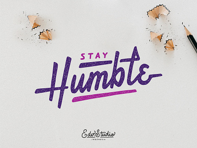 Stay Humble apparel design handlettering holiday humble illustration live passion t shirt typography vintage work