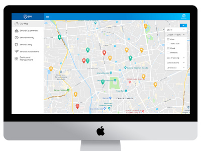 Qlue MyCity Dashboard