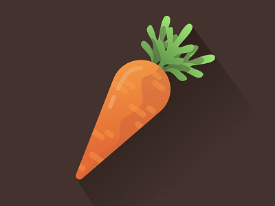 Carrot - Food Icon branding design icon illustration vector