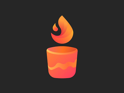 Fire branding design icon illustration vector