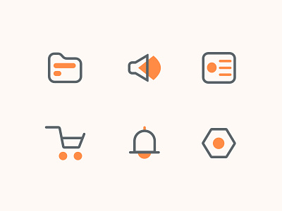 Icon set app branding design flat icon illustration logo ui user interface ux vector web website