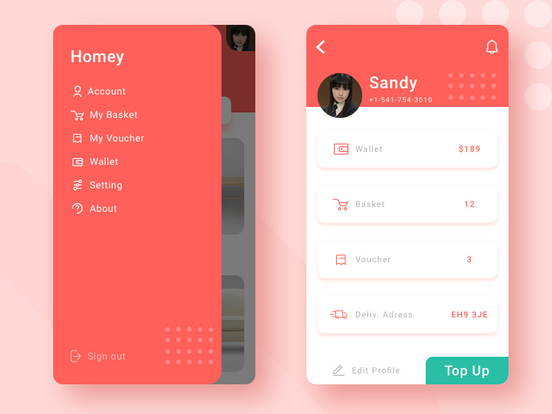 Homey Apps logo post flat app ux user interface ui typography branding vector design icon illustration