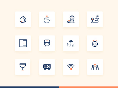 Iconsgraphy clean featuresicons flat design flaticons flatui icongraphy iconset idea illustration restauranticons stroke outline style strokeicon ui design