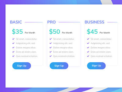 Pricing Plans plans pricing shop table ui