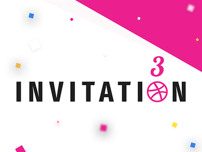 Dribbble Invitation clean design dribbble invitation flat idea illustration invitation typography ui vector