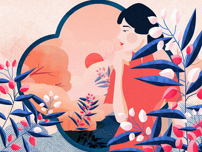 life is a moment by Lejoyi for RED on Dribbble