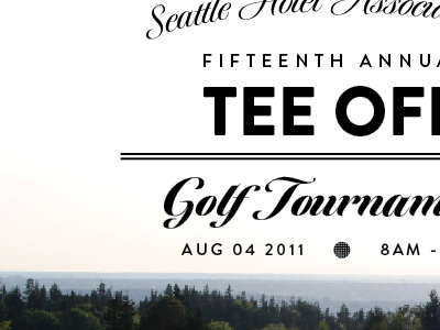 Tee Off save the date seattle