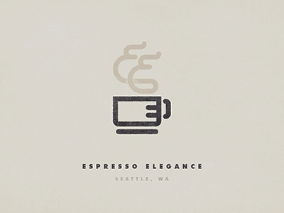 Espresso Elegance coffee espresso logo mug seattle