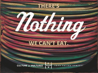 Nothing We Can't Eat cause culture eat food nothing poster script