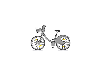Velib illustration #fun bike cycling france fun illustration illustrator paris self service vector velib