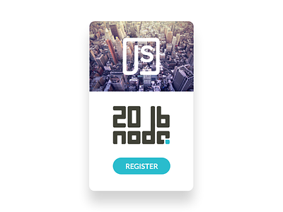 Nodejs Event Card 2016 2016 card code event identity javascript logo logotype node nodejs redesign