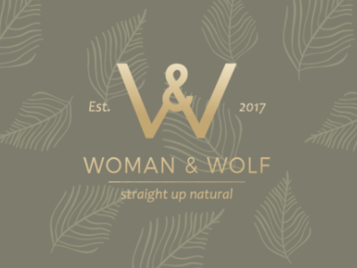 Woman & Wolf Logo Design