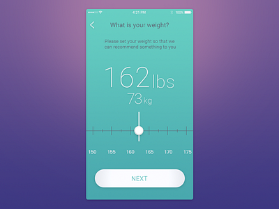 Your Weight Rebound app flat mobile weight