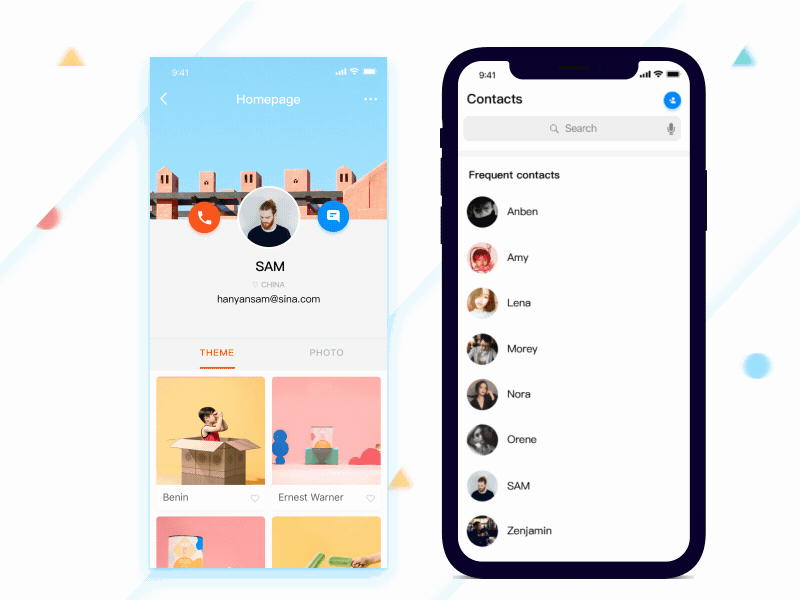 Personal Homepage animation animation app dribbble first home ios page personal shot ticket ui ux