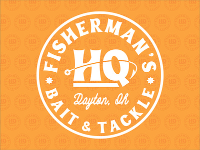 Fisherman's HQ Logo branding dayton design graphic design illustrator logo ohio print design typography vector