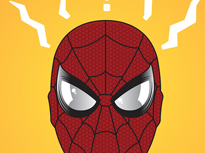 Spider Man illustration infinity war spider-man graphic design design print