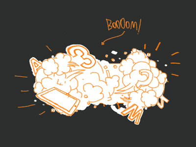Boom explosion