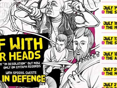 Off With Their Heads / In Defence poster