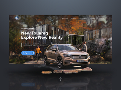 Volkswagen - Landing Page Concept