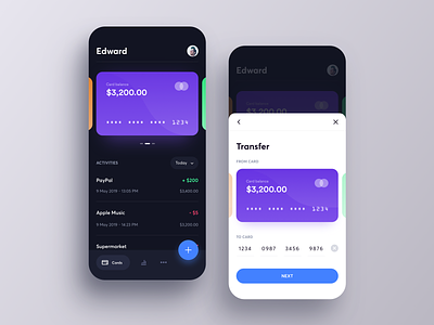 Mobile Bank App Concept